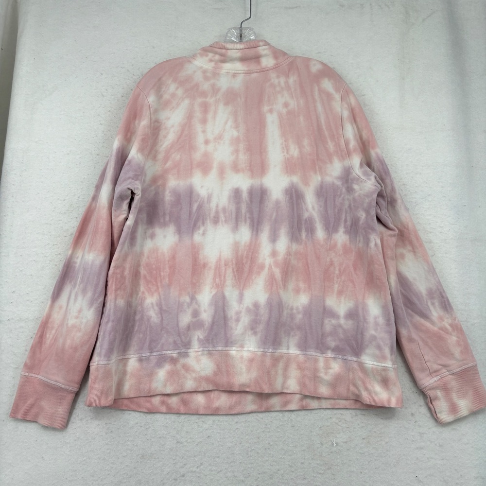 Torrid Active Tie Dye Quarter Zip Sweatshirt Size 2X Pink Thumbholes Pocket - Picture 6 of 8
